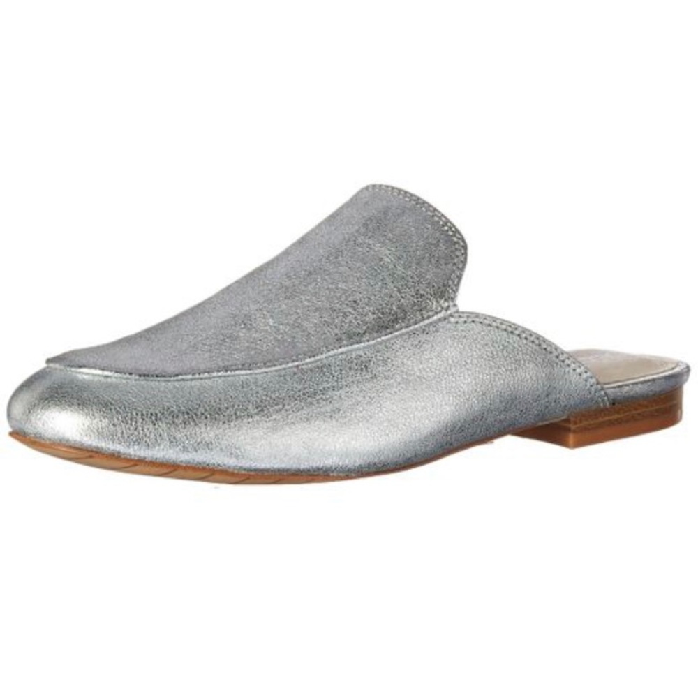 Kenneth Cole Wallice mules silver 9